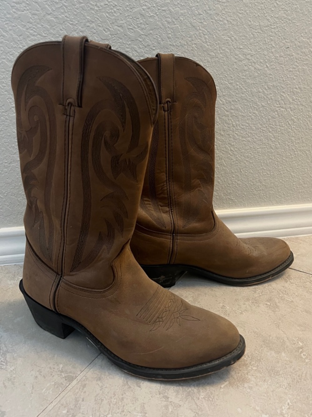 RedHead Brown Western Cowboy Boots